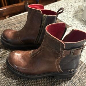 BEDSTU Brianna Teak Rustic Black Rustic Brown Size 9.5 USA - worn twice!